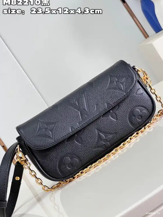 WIS Ivy-23.5*12*4.3cm on Wallet VUITTON Chain LOUIS 0521